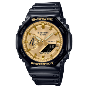 Casio G-Shock GM2100SS-1A - Reloj analógico digital para hombre, color gris  y naranja, Plata/Naranja/Azul, Moderno