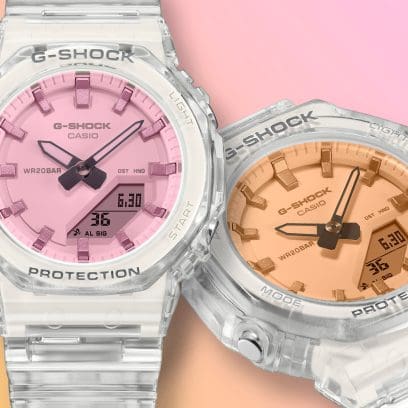 GMA-P2100SR-7A: color transparente para un look fresco y veraniego