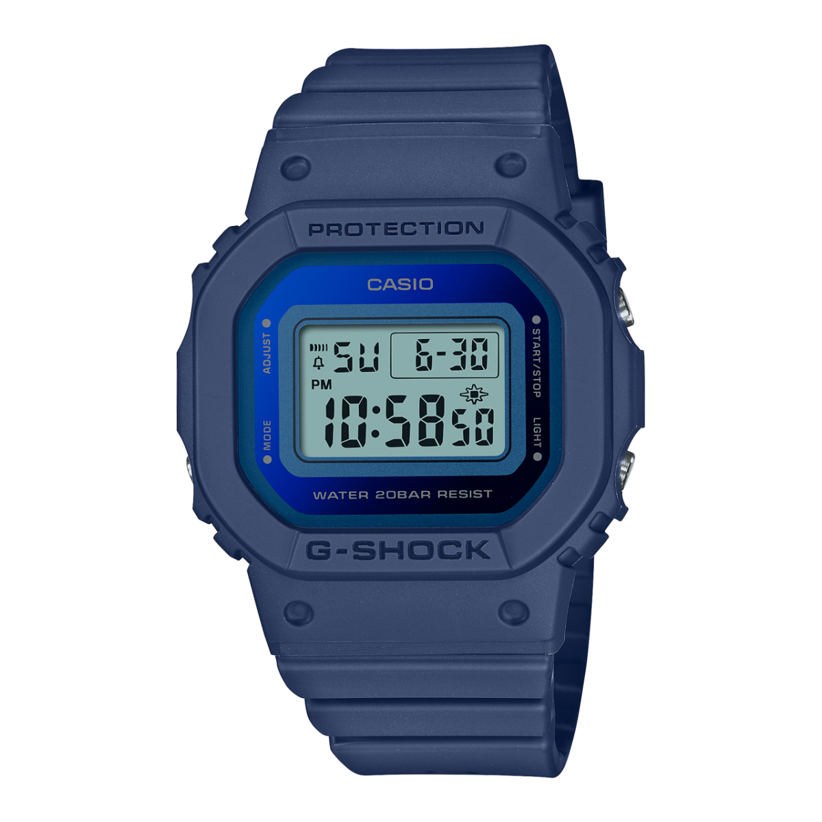 Casio Reloj azul GA200SH-2A G-Shock para hombre, Digital