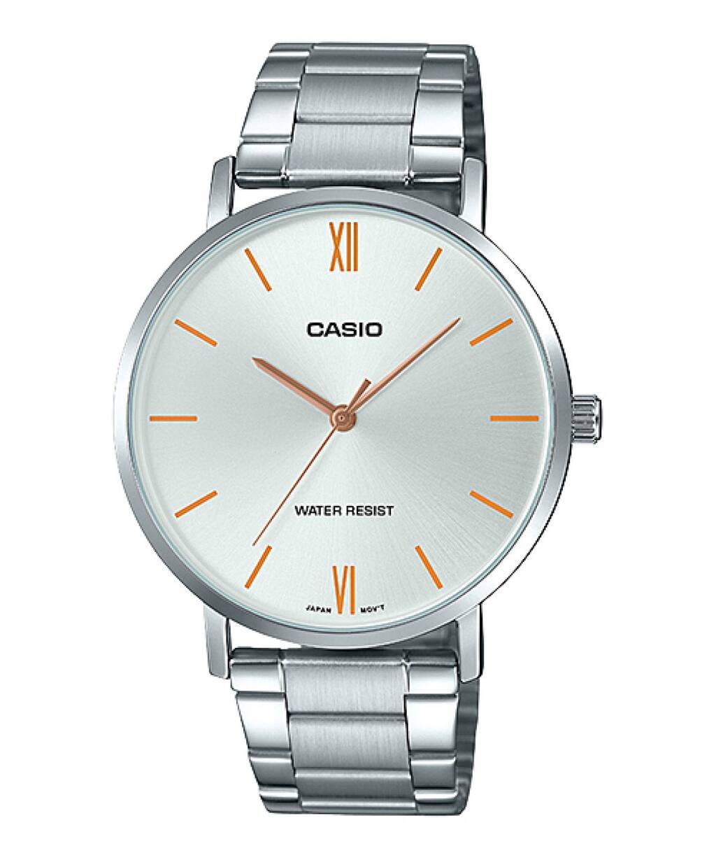 Casio Analogico MTP-VT01D-7B: Orologio Unisex Con Bracciale Multicolore, Modello Dress