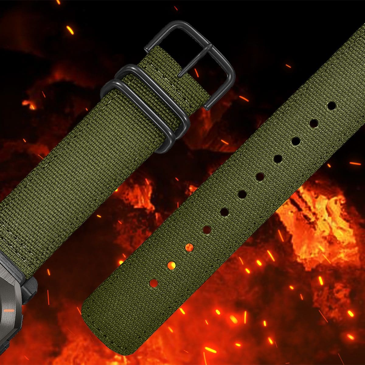 PRW-69YB-3 Correa de tela de alta resistencia y retardante de llama