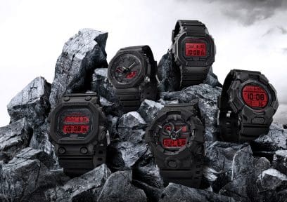 From left: GX-56BBR-1, GA-B2100BBR-1A, GA-700BBR-1A, DW-5600BBR-1, GD-010BBR-1 #3