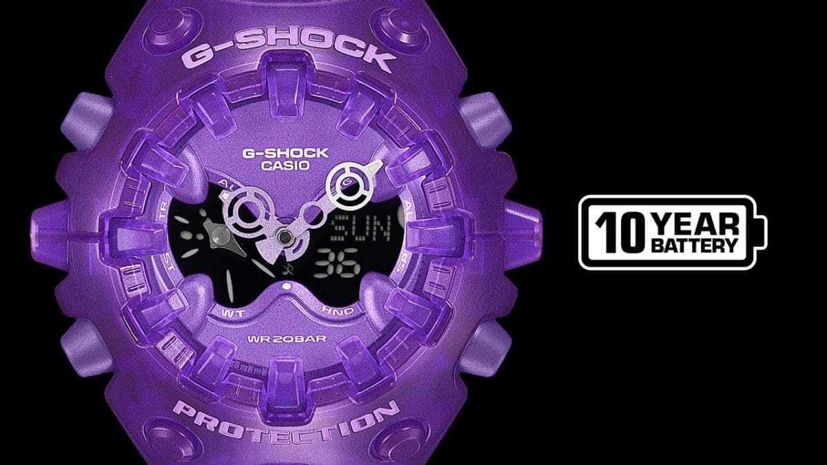 GA-V01SKE-6A Long-lasting timepiece with approximately 10-year battery life #4