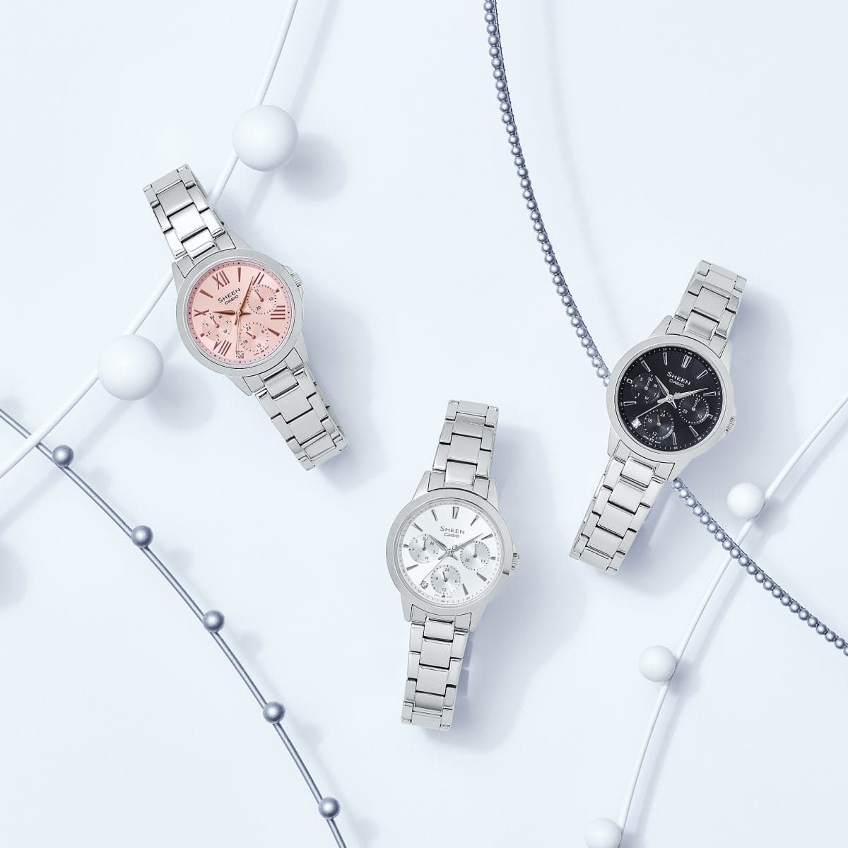 From left: SHE-3516D-4A, SHE-3516D-7A, SHE-3516D-1A #2