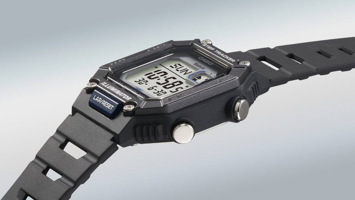 تصميم رياضي وحجم مريح لساعة WS-B1000-1AV #4