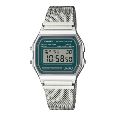CASIO A158WEM-3 Watch Silver #1