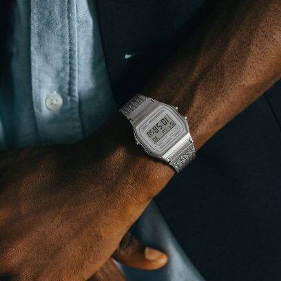 CASIO A158WEM-7 Watch Silver #2