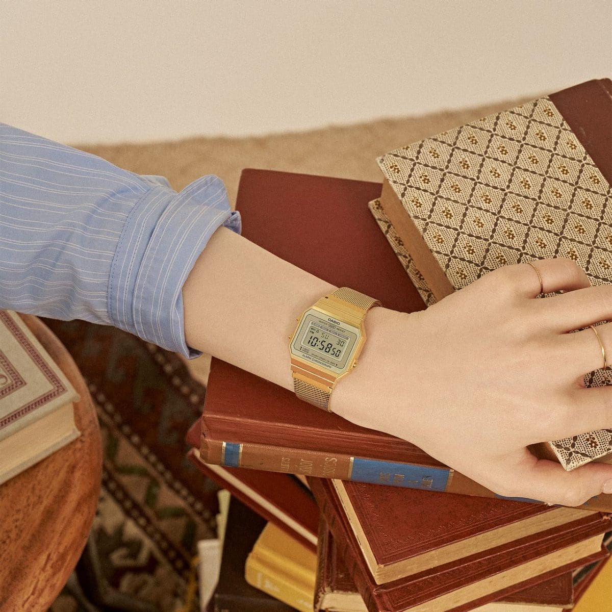 CASIO A700WMG-9A Watch Gold #2