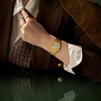 CASIO A700WEVG-9A watch Gold #4