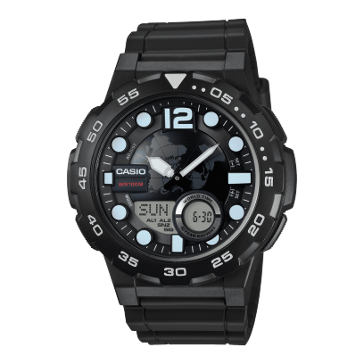 CASIO AEQ-100W-1AV Watch Black #1