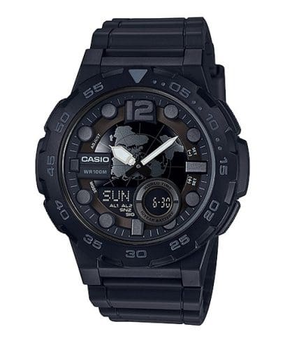 CASIO AEQ-100W-1BV watch Black #1