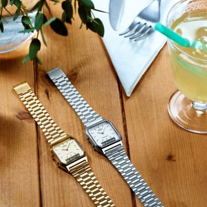 CASIO AQ-230GA-9DMQ Watch Gold #3