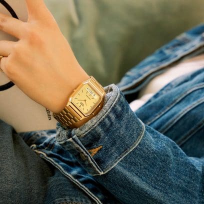 CASIO AQ-230GA-9DMQ Watch Gold #5