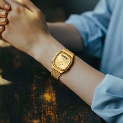 CASIO AQ-240EG-9A watch Gold #2