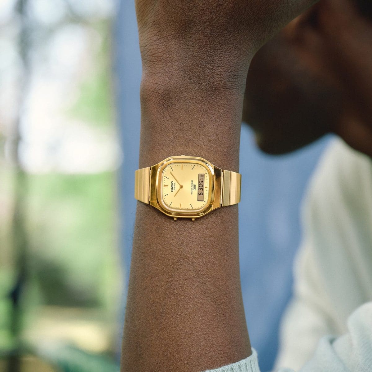 CASIO AQ-240EG-9A Watch Gold #11