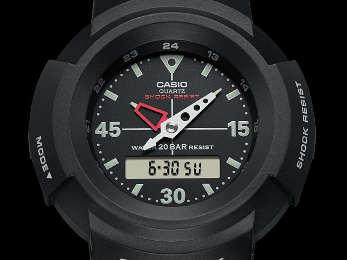 G-SHOCK AW-500E-1E watch Black #4