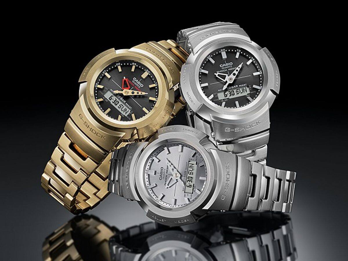 G-SHOCK AWM-500GD-9A watch Gold #10