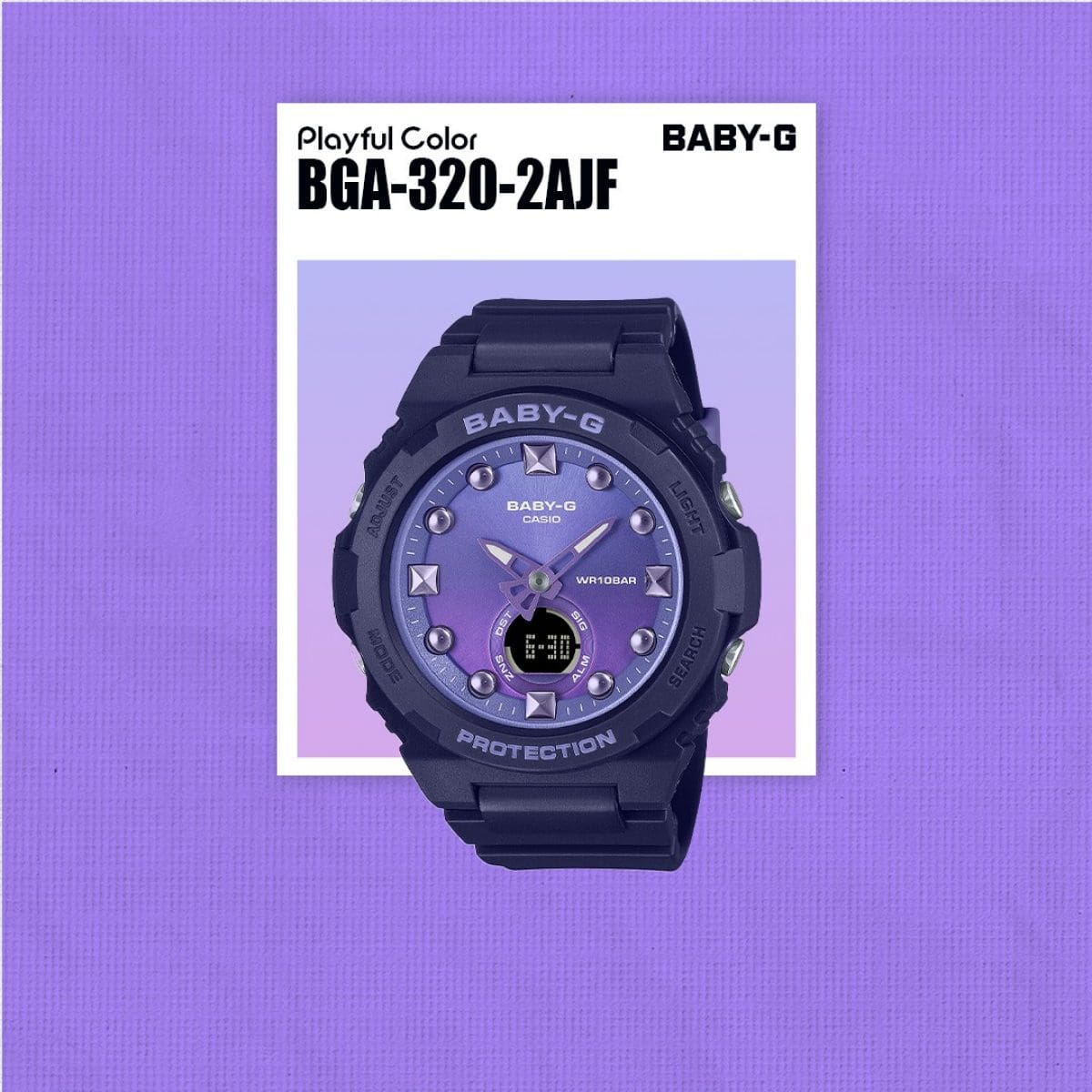 BABY-G BGA-320-2A watch Blue, Light blue #5