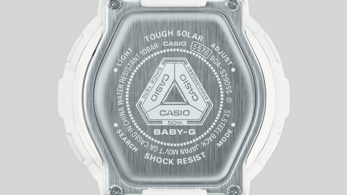  BGA-S290SS-2A  Case back engraved with 50th anniversary logo #4