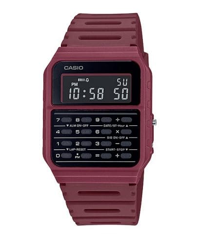 CASIO CA-53WF-4B watch Red #1