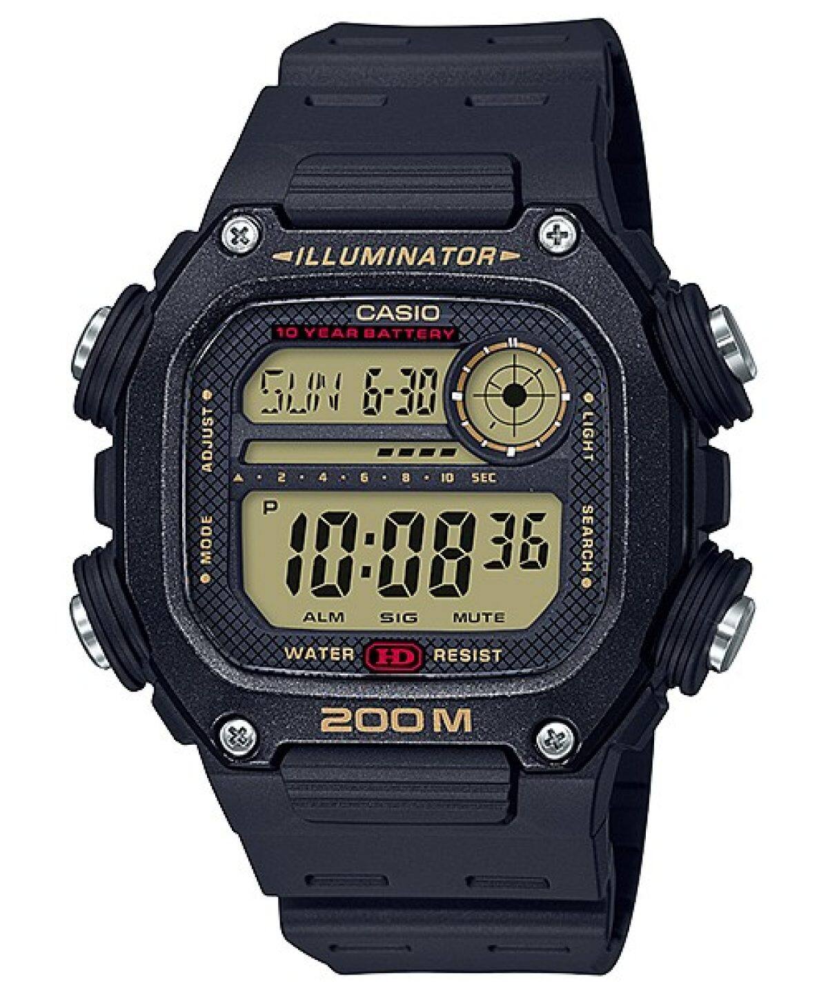 CASIO DW-291H-9AV Watch Black #1