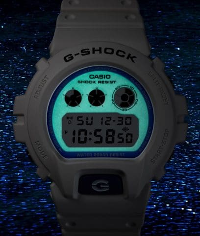 DW-6900HDS-7A1 Blue phosphorescent face inspired by the enchanting glow of bioluminescent plankton * Image shows the DW-6900HDS-7. #3