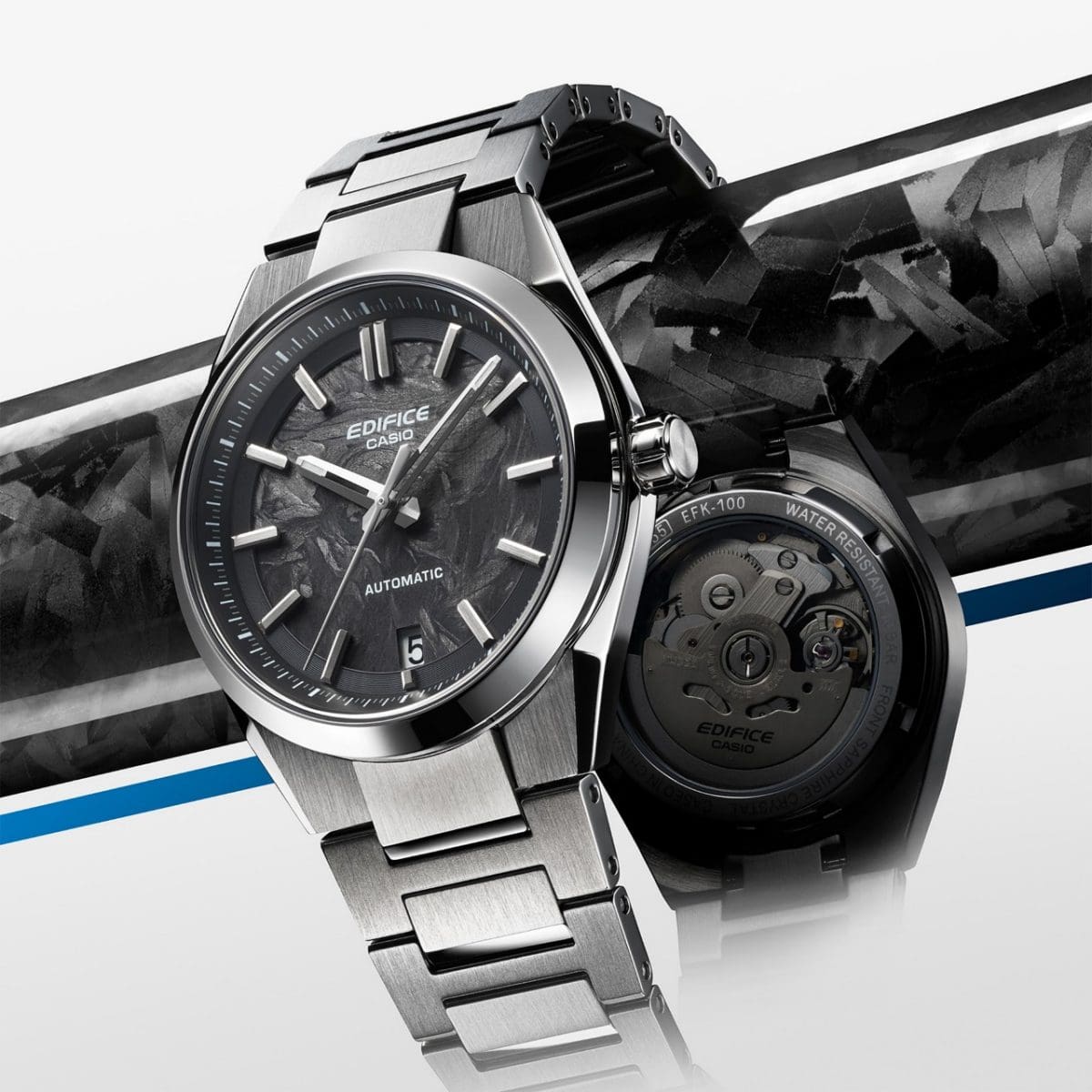 EDIFICE EFK-100CD-1A watch Silver #2