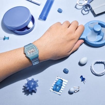 CASIO F-91WS-2 watch Blue, Light blue #3