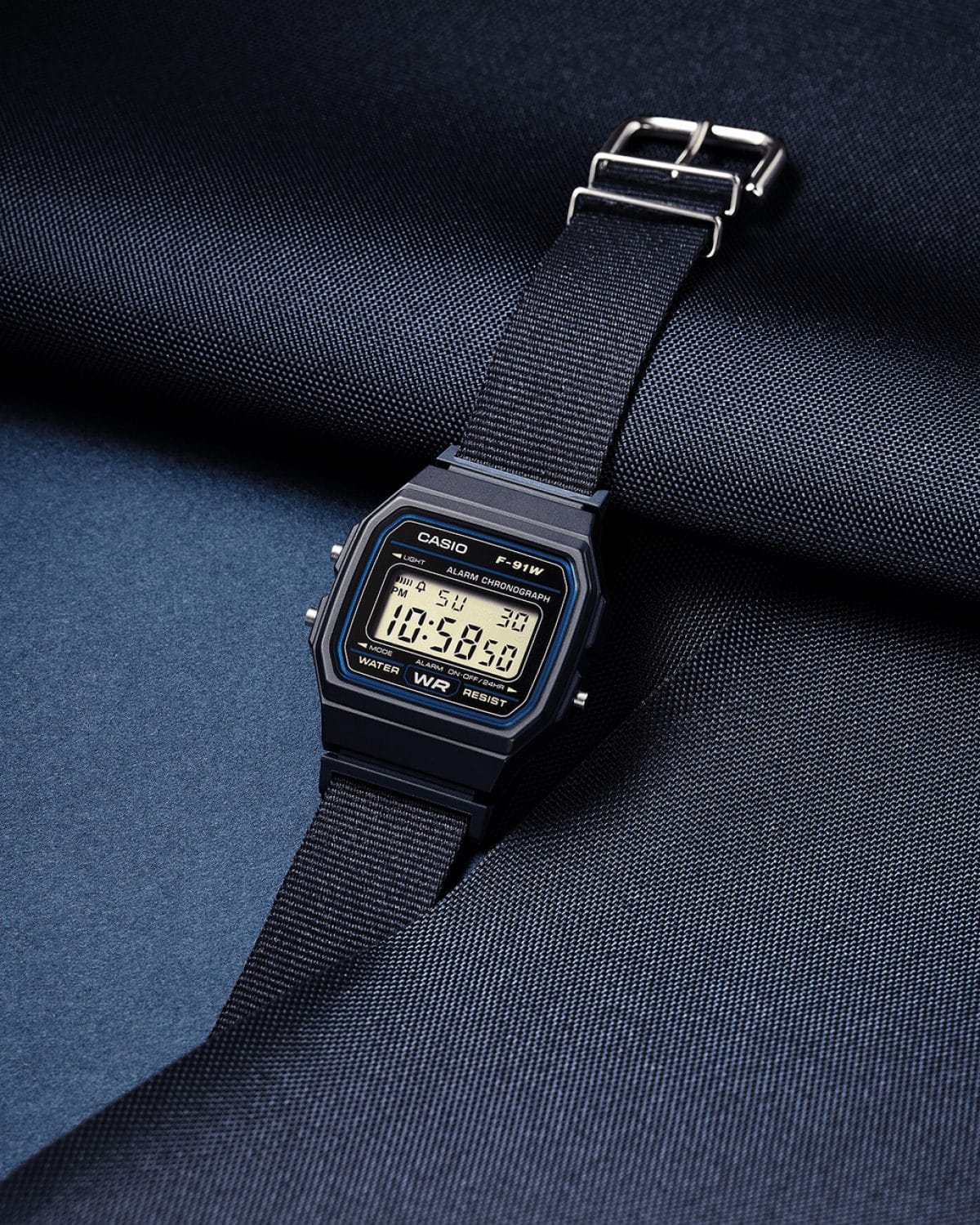 CASIO F-91WF-2A Watch Blue, Light blue #2