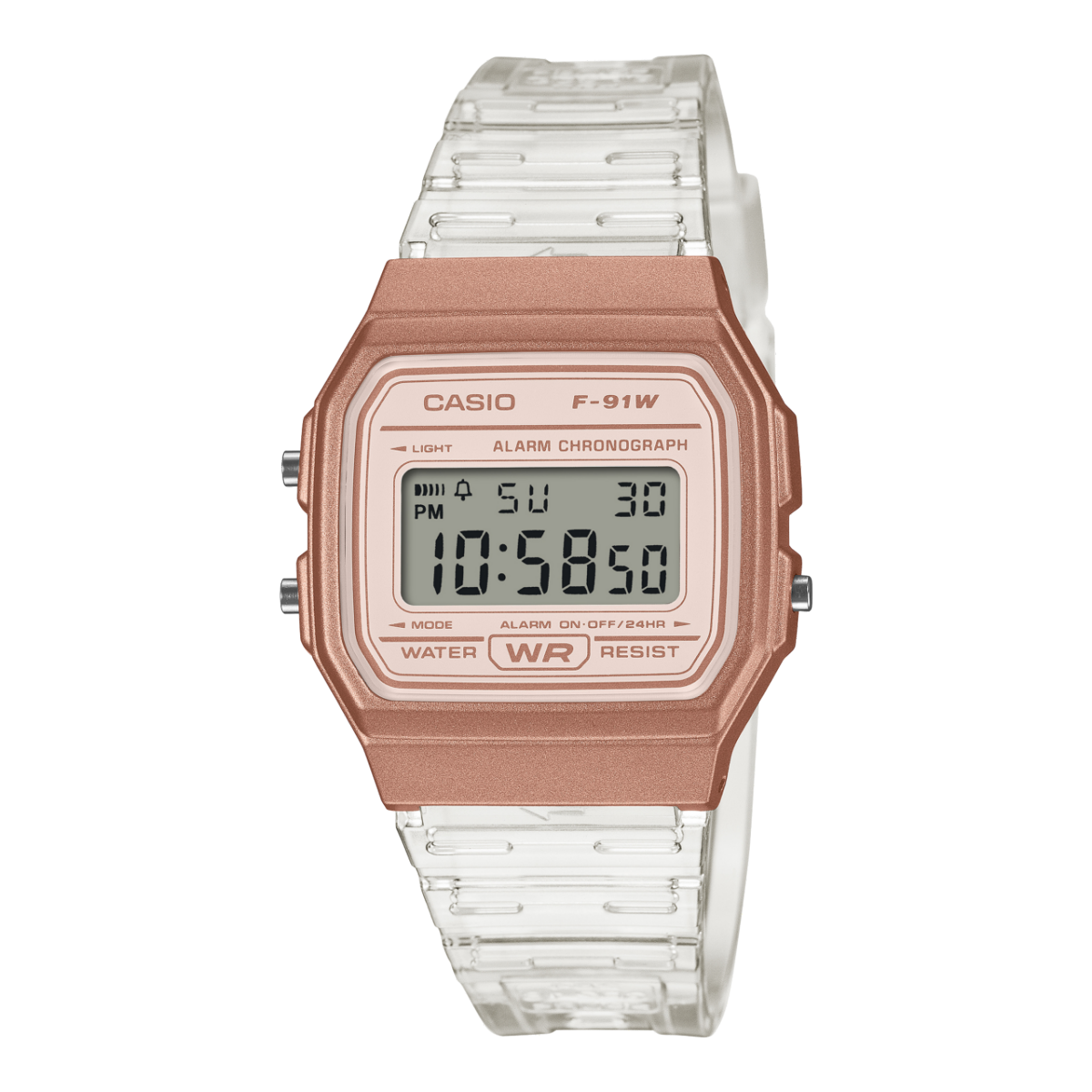 CASIO F-91WS-7A3 Watch Pink gold #1