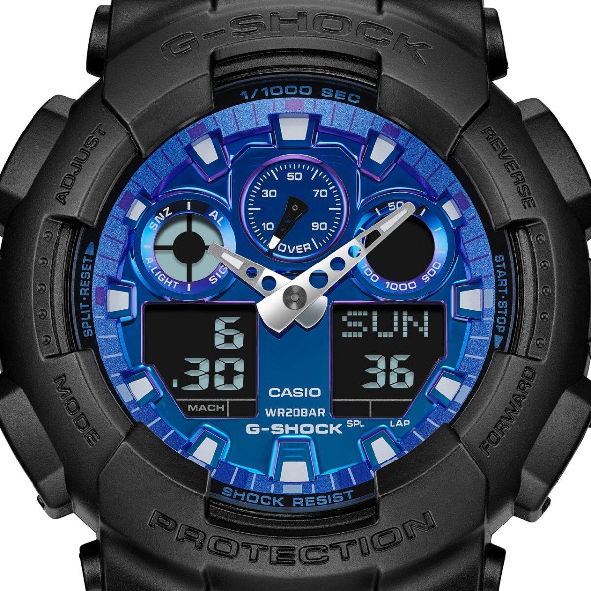 G-SHOCK GA-100FL-1A watch Black #9