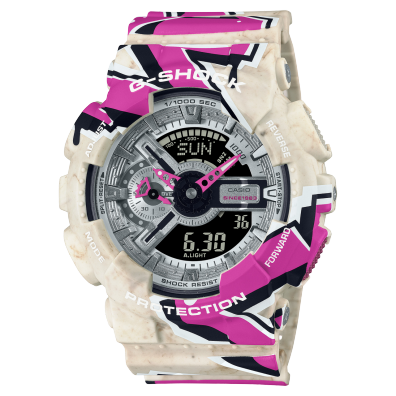 G-SHOCK　GA-110SS-1AJR GA-110SS-1A | G-SHOCK ANALOG-DIGITAL 110 SERIES | CASIO MIDDLE