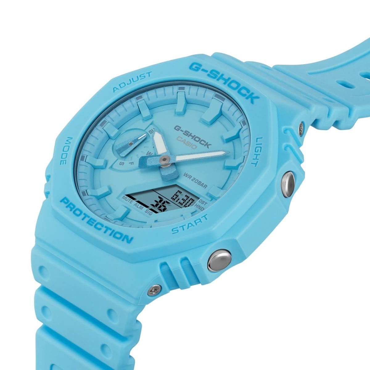 G-SHOCK GA-2100-2A2 Watch Blue, Light blue #6