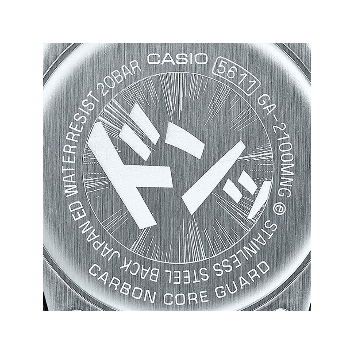 GA-2100MNG-2A Back engraving #3