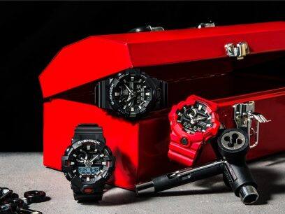 G-SHOCK GA-700-4A watch Red #3