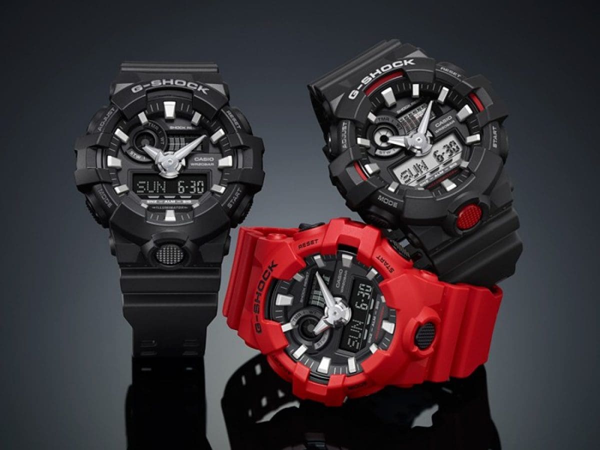 G-SHOCK GA-700-4A watch Red #4