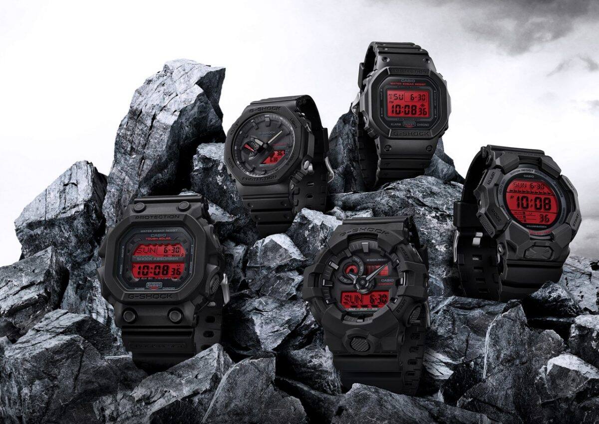 From left: GX-56BBR-1, GA-B2100BBR-1A, GA-700BBR-1A, DW-5600BBR-1, GD-010BBR-1 #3