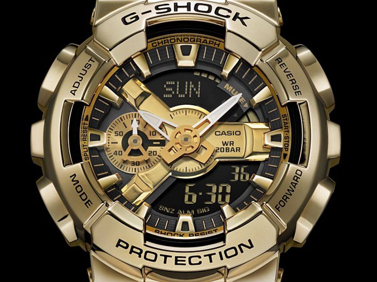 G-SHOCK GM-110G-1A9 Watch Gold #7