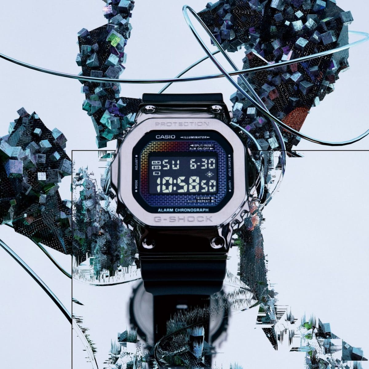G-SHOCK GM-5600RW-1 watch Silver #4