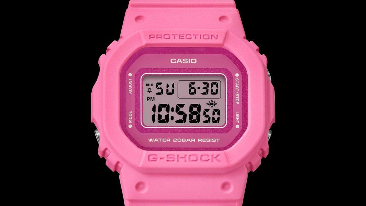 GMD-S5610PP-4 Brilliant pink accents a simple style #3