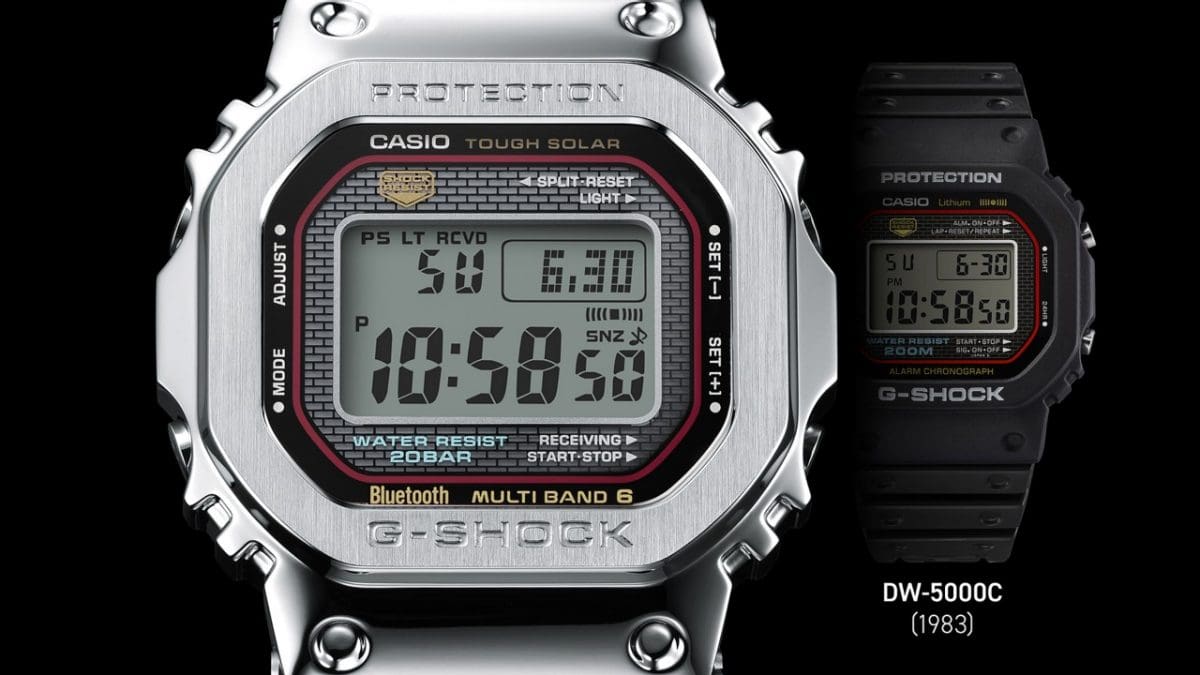 GMW-B5000D-1C A direct descendant of the original G-SHOCK design #3