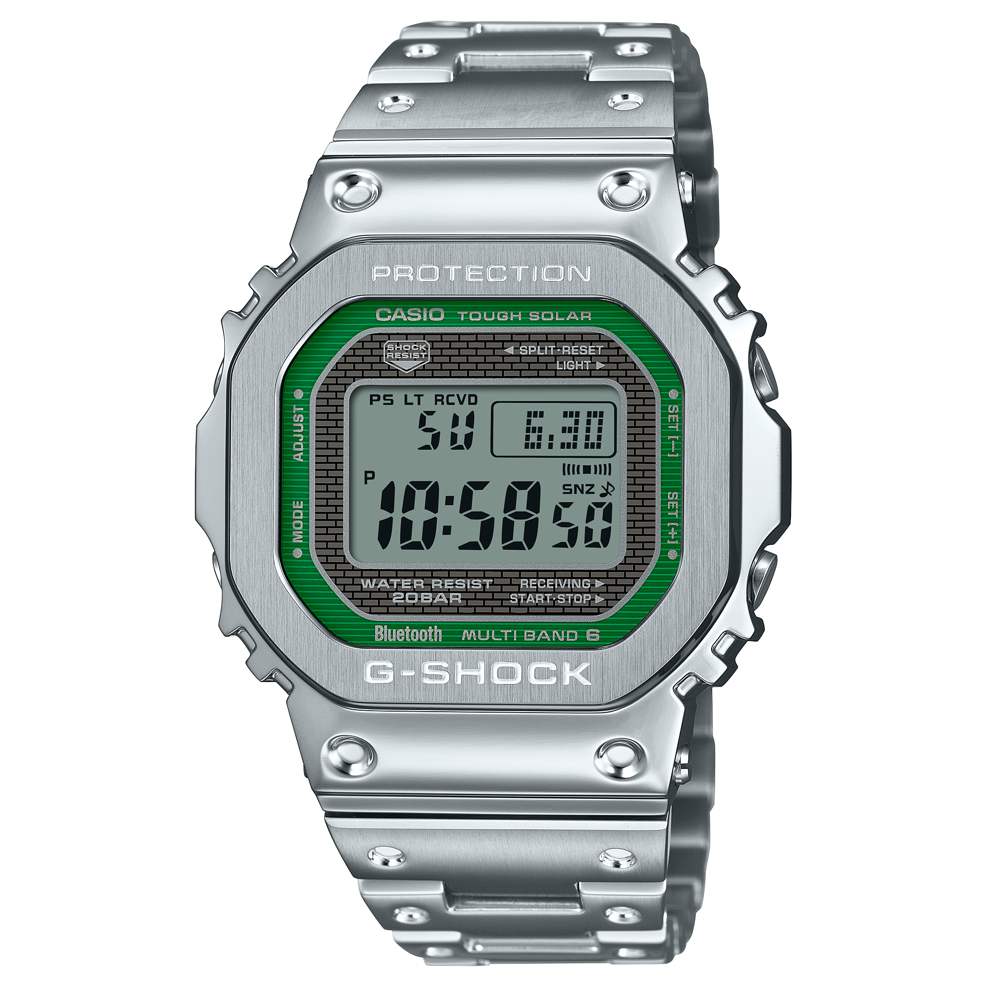 CASIO G-SHOCK GMW-B5000 シルバー 腕時計(デジタル) GMW-B5000D-3 | G-SHOCK FULL METAL 5000 SERIES | CASIO MIDDLE EAST
