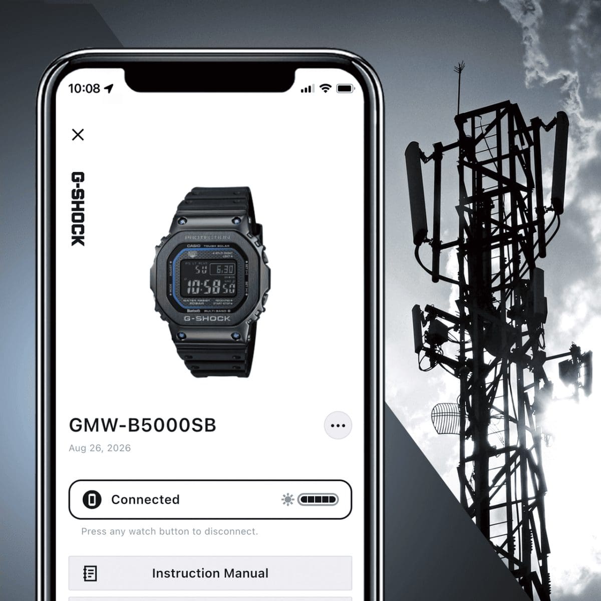 GMW-B5000SB-1A2 Solar-powered timekeeping with radio control and Bluetooth® connectivity  #6