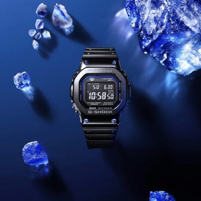 GMW-B5000SB-1A2 Innovative brilliance and strength: Full-metal G-SHOCK featuring blue sapphire gemstones #2