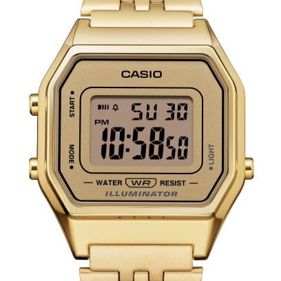 CASIO LA680WGA-9 watch Gold #7