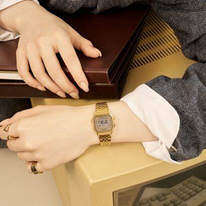 CASIO LA680WGA-9 watch Gold #3