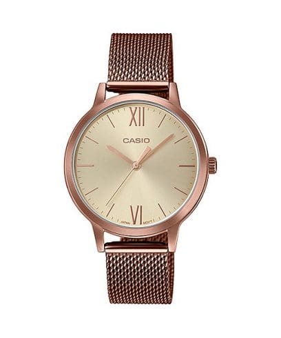 CASIO LTP-E157MR-9A watch Brown gold #1