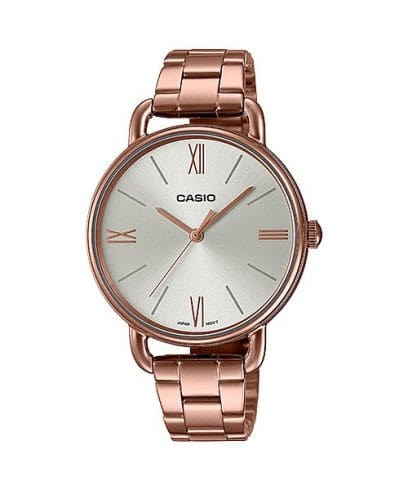 CASIO LTP-E414R-7A Watch Pink gold #1