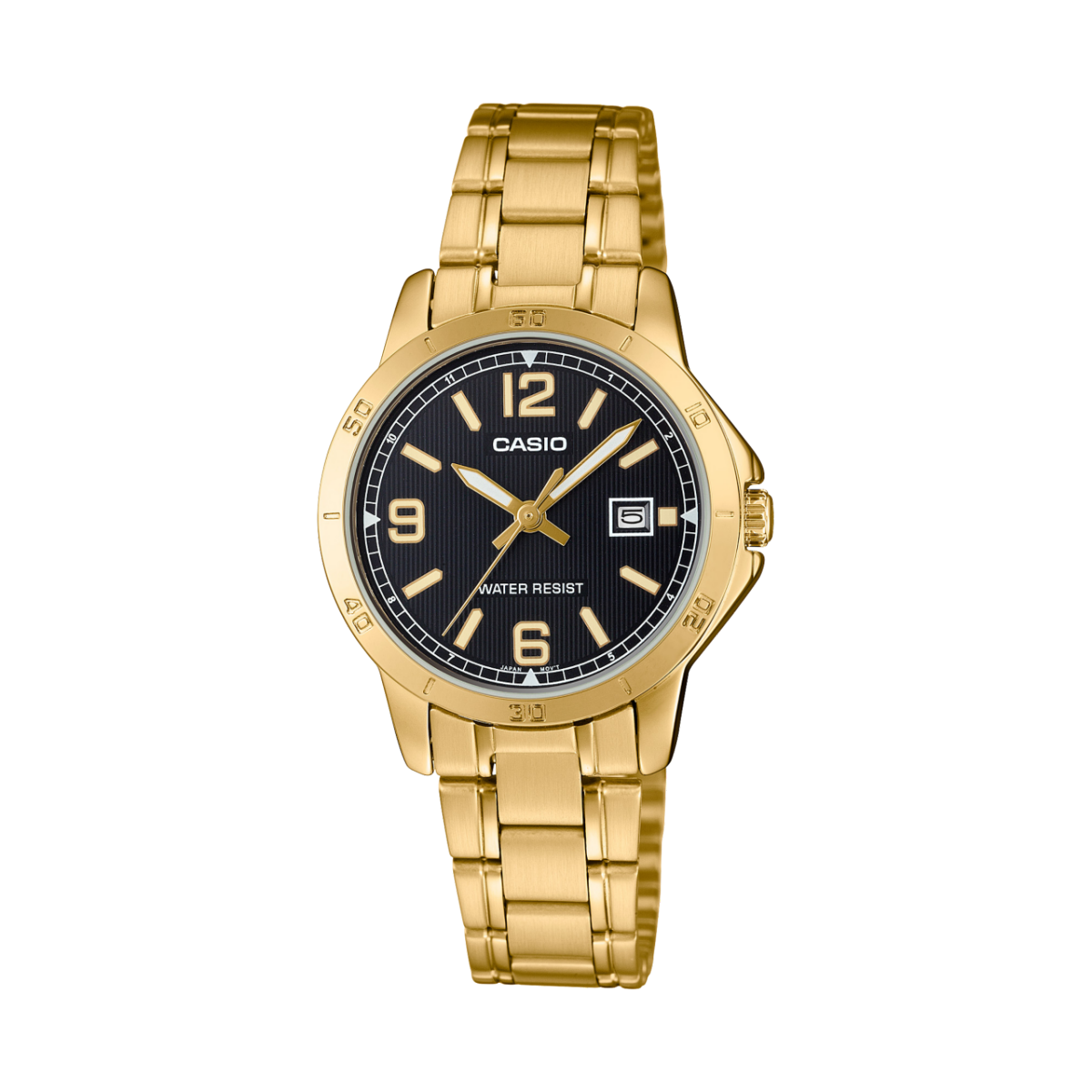 CASIO LTP-V004G-1B Watch Gold #1