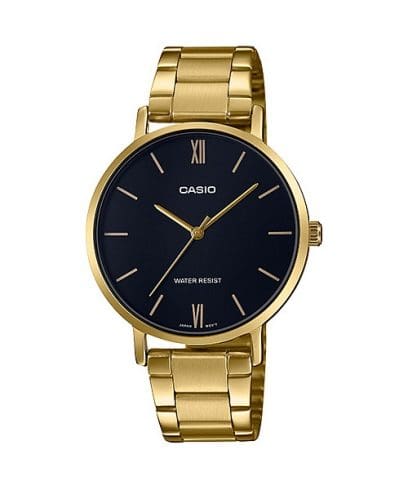 CASIO LTP-VT01G-1B watch Gold #1